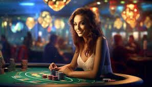 Caribbean Stud Poker dealer and player view on mobile phone with touch controls Caribbean Stud Poker dealer and player view on mobile phone with touch controls